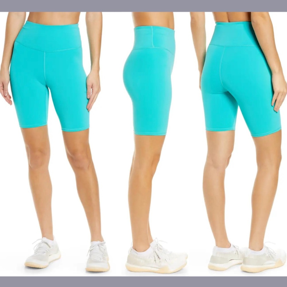 NWT IVL Collective [‎ 6 ] High Waisted Bike Shorts in Ceramic Blue